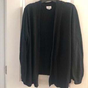 Black 2X Plus Okd Navy Cardigan
